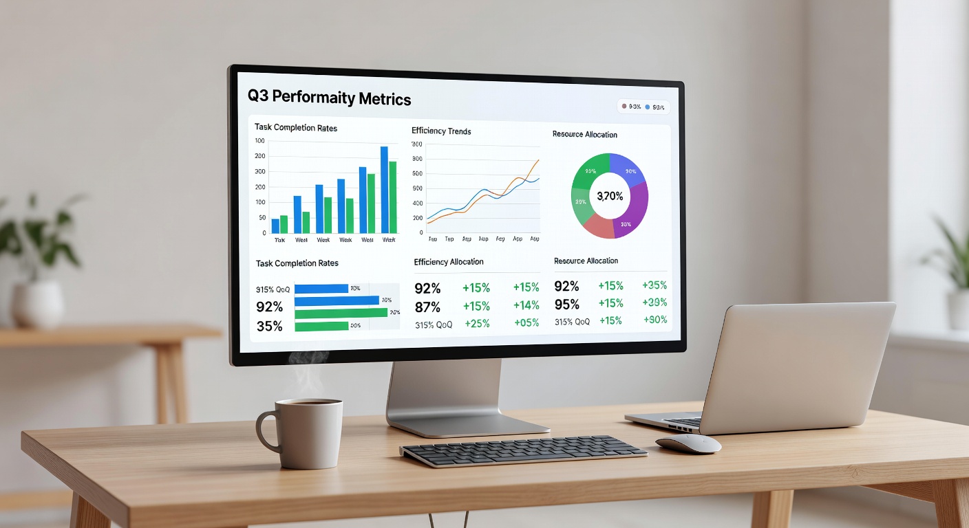 AI productivity dashboard