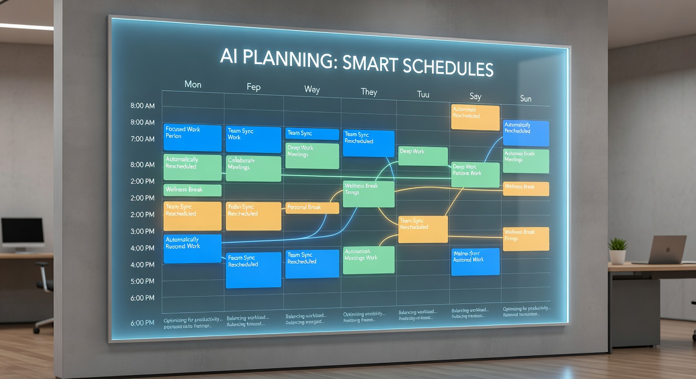 Smart scheduling with AI